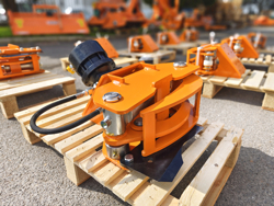 cabezal forestal pinza corte de ramas para mini excavadora mod cf 10r