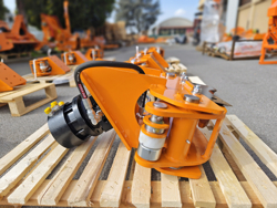 cabezal forestal pinza corte de ramas para mini excavadora mod cf 10r