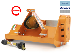 desbrozadora de martillos para pequeno tractor modelo ape 120 sx