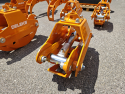 pinza para mini excavadoras y gruas forestales capacidad 400kg mod dk 10h