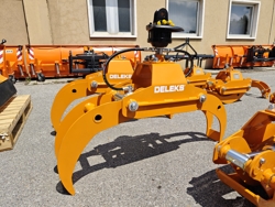 pinza hidraulica forestal y rotador para mini excavadoras y gruas forestales capacidad 400kg mod dk 10h gr 10