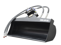 cazo orientable limpieza escarpadas para miniexcavadora m180 1000