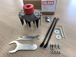 grada rotativa para desbrozadora 4 cuchillas