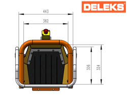 trituradora de ramas dk 500 bs con motor independiente 15cv