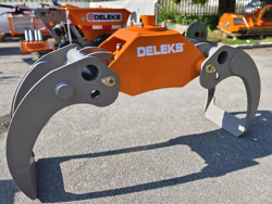 pinza forestal para excavadoras y grúas forestales capacidad 2500kg mod dk 18