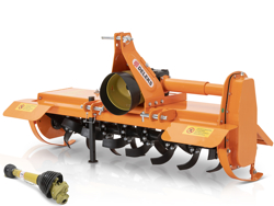 rotovator desplazable para tractor 125cm anchura de trabajo mod dfm 125