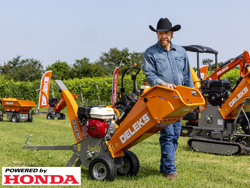 trituradora de ramas dk 500 honda con motor independiente 15cv