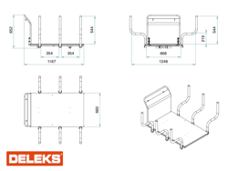 bastidor estructura lena xe500h