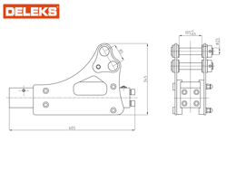 martillo hidraulico hammer 350 l