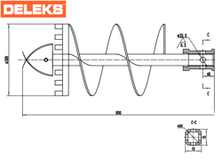 mecha diametro 30cm s100