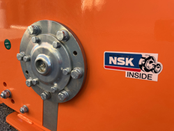 desbrozadora de brazo lateral dragon 180 con martillos