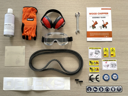 trituradora de ramas dk 900 honda con motor independiente