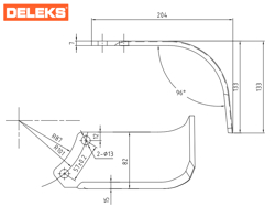 fresadora profesional para tractor anchura de trabajo 200cm mod dftr 200