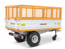 remolque agricola basculante hacia tres lados modelo rm 14t3s