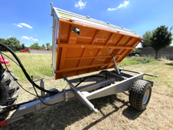 remolque agricola basculante hacia tres lados modelo rm 14t3s
