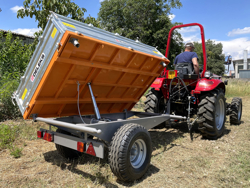 remolque agricola basculante hacia tres lados modelo rm 14t3s