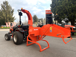 trituradora de ramas dk 1200se para tractor con rodillo de alimentacion