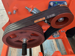 trituradora de ramas dk 1200se para tractor con rodillo de alimentacion