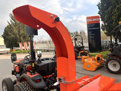 trituradora de ramas dk 1200se para tractor con rodillo de alimentacion