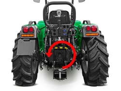 desbrozadora de martillos para pequeno tractor modelo ape 100 sx