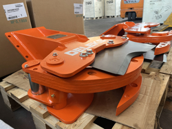 cabezal forestal pinza corte de ramas para mini excavadora mod cf 11