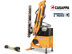 trituradora de brazo para tractor con cabezal de corte mod airone 160 tr