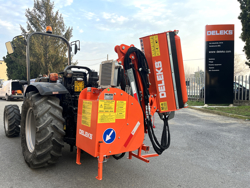 trituradora de brazo para tractor con cabezal de corte mod merlo