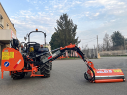 trituradora de brazo para tractor con cabezal de corte mod merlo