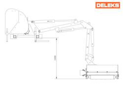 trituradora de brazo para tractor con cabezal de corte mod merlo