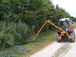 recortadora de brazo hidraulica cortasetos para tractor mod falco