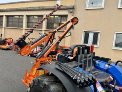 recortadora de brazo hidraulica cortasetos para tractor mod falco