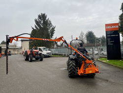 recortadora de brazo hidraulica cortasetos para tractor mod falco