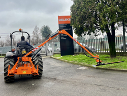 recortadora de brazo hidraulica cortasetos para tractor mod falco