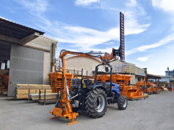 recortadora de brazo hidraulica cortasetos para tractor mod falcow