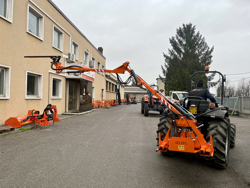 recortadora de brazo hidraulica cortasetos para tractor mod falcow