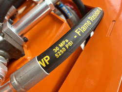 recortadora de brazo hidraulica cortasetos para tractor mod falcow