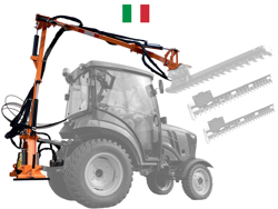 recortadora de brazo hidraulica cortasetos para tractor mod falco h