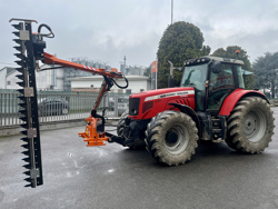 recortadora de brazo hidraulica cortasetos para tractor mod falco h