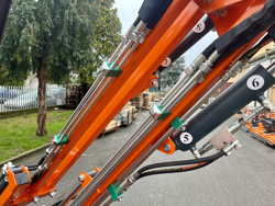 recortadora de brazo hidraulica cortasetos para tractor mod falco hw