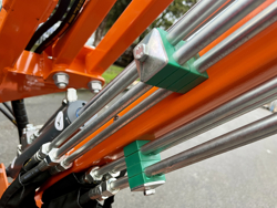 recortadora de brazo hidraulica cortasetos para tractor mod falco hw