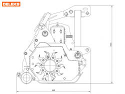 trituradora de martillos para tractor para olivo mod gorilla 180