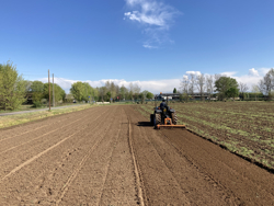grada rotativa con rodillo kr 210 para tractor