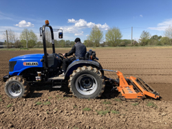 grada rotativa con rodillo kr 210 para tractor
