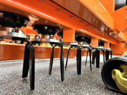 grada rotativa con rodillo kr 210 para tractor