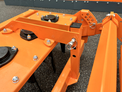 grada rotativa con rodillo kr 210 para tractor