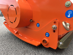 trituradora de martillos desplazable tigre 200 para hierba y poda