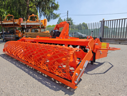 grada rotativa con rodillo kr 120r para tractor