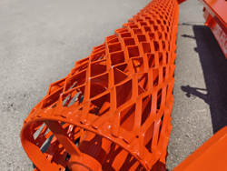 grada rotativa con rodillo kr 120r para tractor