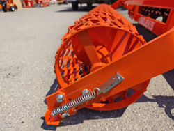 grada rotativa con rodillo kr 120r para tractor