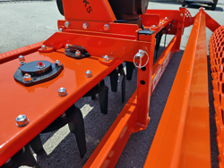 grada rotativa con rodillo kr 120r para tractor
